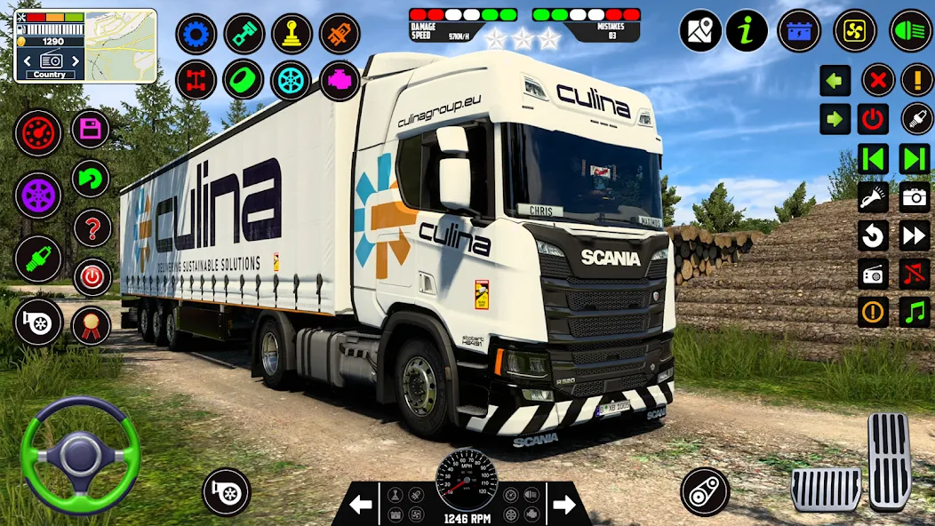 City Truck Simulator 2023  [МОД Много монет] Screenshot 1