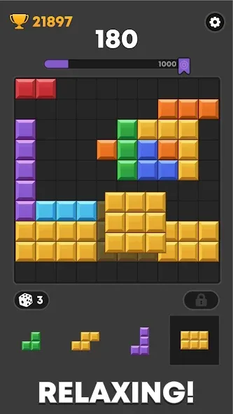 Block Mania - Block Puzzle (Блок Мания)  [МОД Бесконечные деньги] Screenshot 1