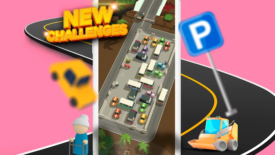 Parking Jam 3D (Парковочный затор 3D)  [МОД Много монет] Screenshot 4