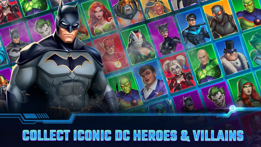 DC Heroes & Villains: Match 3  [МОД Unlocked] Screenshot 1