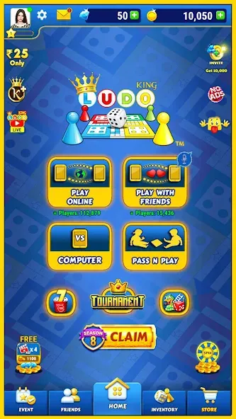 Ludo King™ (Лудо Кинг)  [МОД Много денег] Screenshot 5