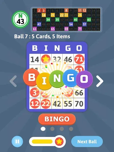 Bingo Mania - Light Bingo Game (Бинго Мания)  [МОД Unlocked] Screenshot 5