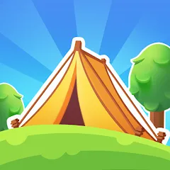 Взлом Campsite Craze: Puzzle Merge (Кемпинговая Лихорадка)  [МОД Menu] - стабильная версия apk на Андроид