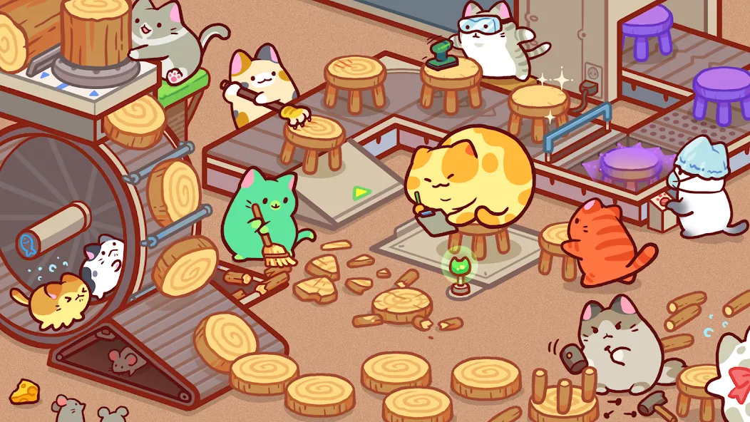 Kitty Cat Tycoon (Китти Кэт Тайкун)  [МОД Unlocked] Screenshot 1