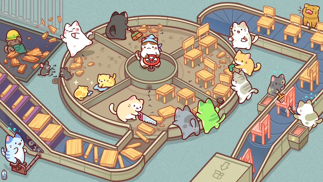 Kitty Cat Tycoon (Китти Кэт Тайкун)  [МОД Unlocked] Screenshot 3