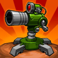 Скачать взломанную Tactical War: Tower Defense  [МОД Много монет] - стабильная версия apk на Андроид