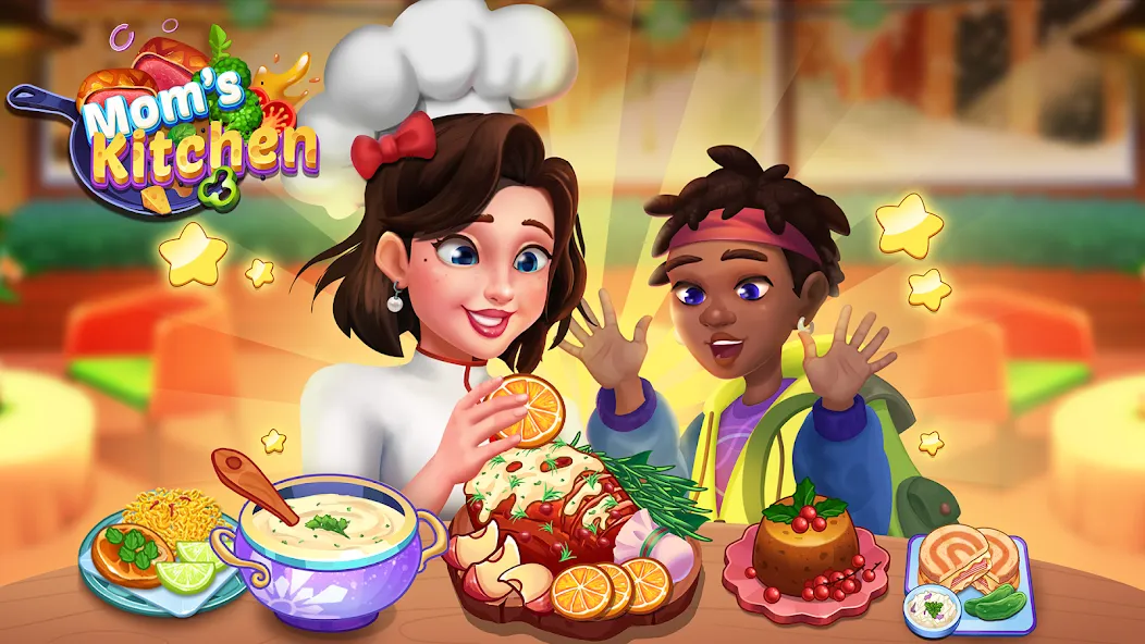 Mom's Kitchen : Cooking Games  [МОД Бесконечные деньги] Screenshot 1