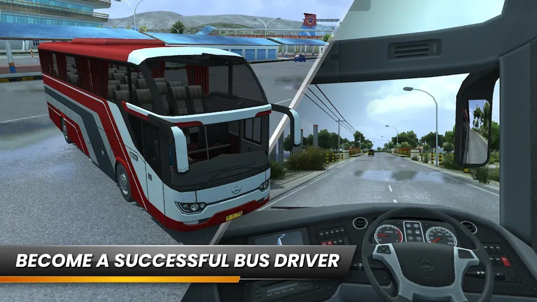 Bus Simulator Indonesia (Бус Симулятор Индонезия)  [МОД Много денег] Screenshot 1