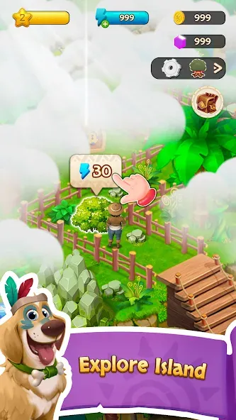 Island Adventure Jungle  Blast (Марбл Пазл)  [МОД Много денег] Screenshot 4