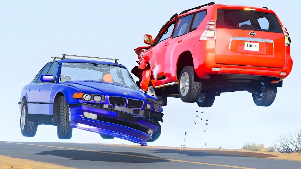 Stunt Car Crash (Стант Кар Краш)  [МОД Меню] Screenshot 3