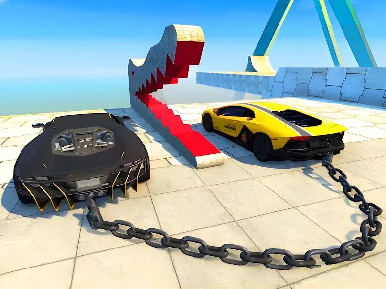 Stunt Car Crash (Стант Кар Краш)  [МОД Меню] Screenshot 5