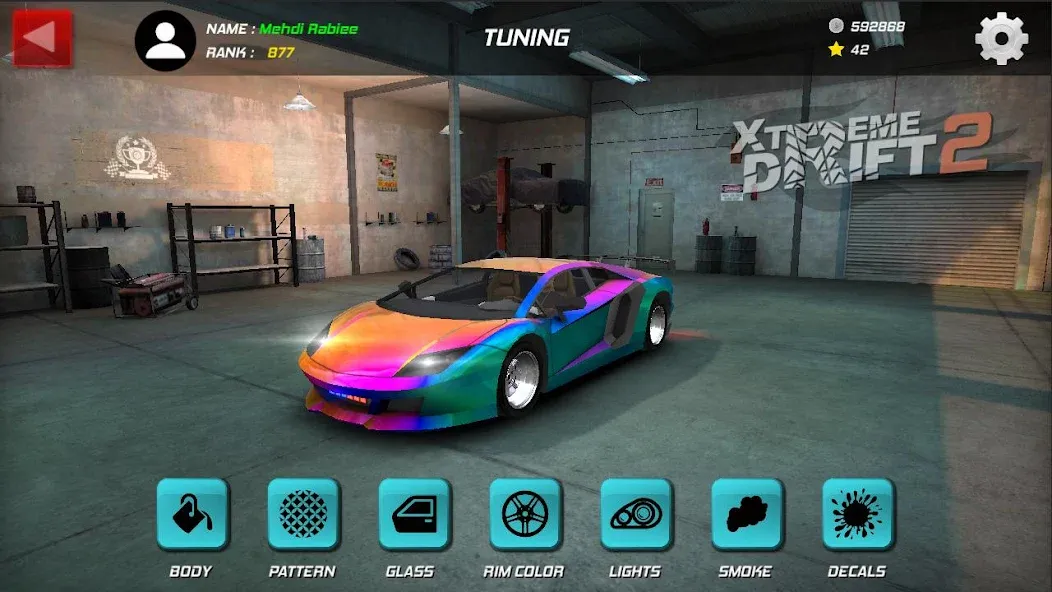 Xtreme Drift 2 (Икстрим Дрифт 2)  [МОД Menu] Screenshot 2