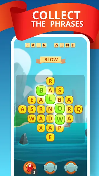 Word Treasure Hunt  [МОД Бесконечные монеты] Screenshot 2