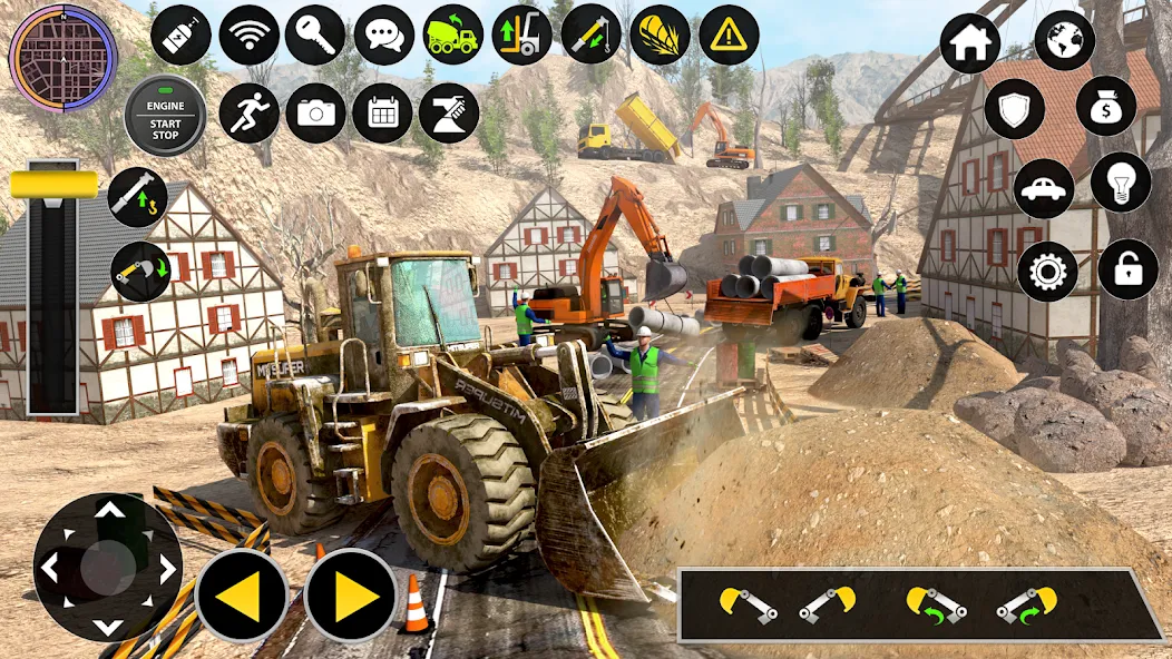 Construction Excavator Game 3D  [МОД Mega Pack] Screenshot 3