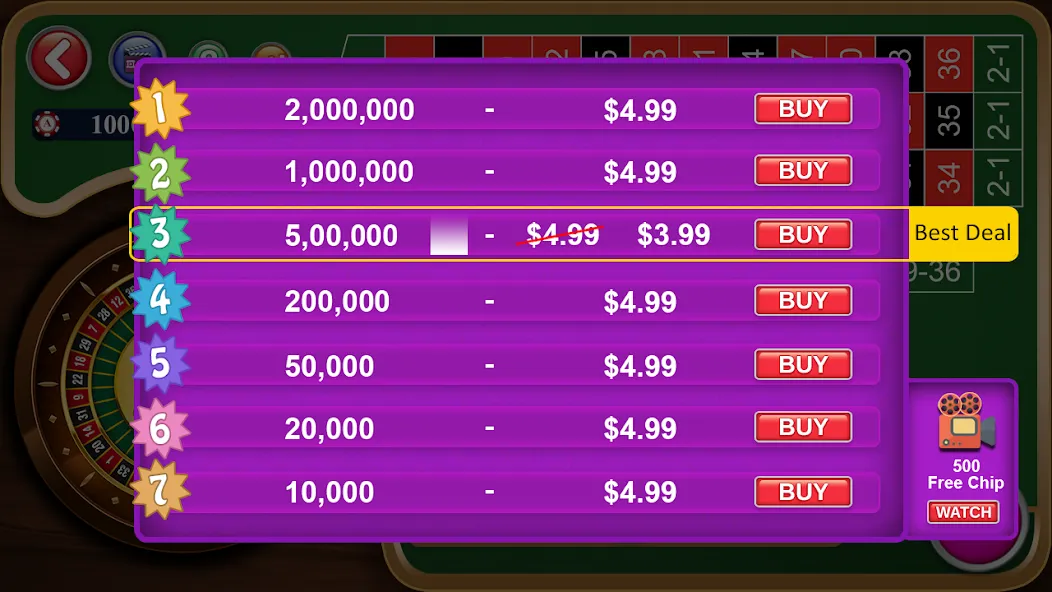 Roulette Casino Royale (Рулетка Казино Рояль)  [МОД Menu] Screenshot 5