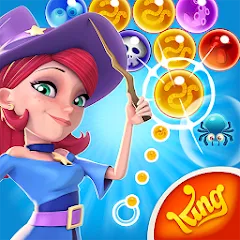 Скачать взлом Bubble Witch 2 Saga (Бабл Витч 2 Сага)  [МОД Много монет] - полная версия apk на Андроид