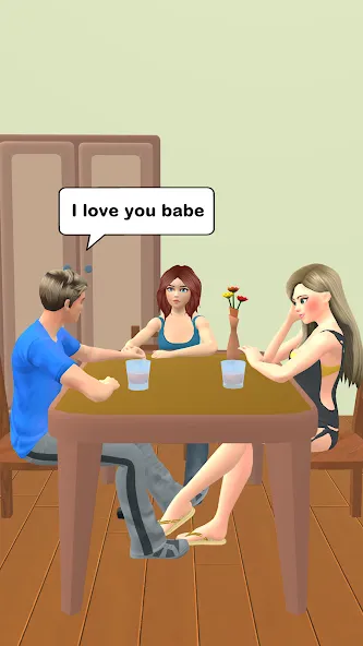 Couple Life 3D (Супл Лайф 3Д)  [МОД Много монет] Screenshot 5