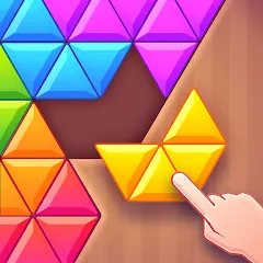 Скачать взломанную Triangles & Blocks (Полиблок)  [МОД Unlocked] - последняя версия apk на Андроид