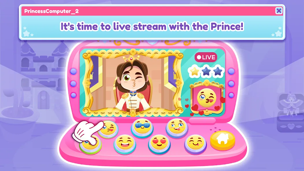 Princess Computer 2 Girl Games  [МОД Меню] Screenshot 3