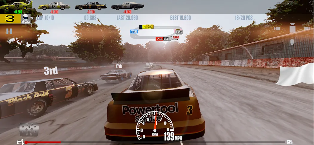 Stock Car Racing (ток Кар Гонки)  [МОД Много денег] Screenshot 1