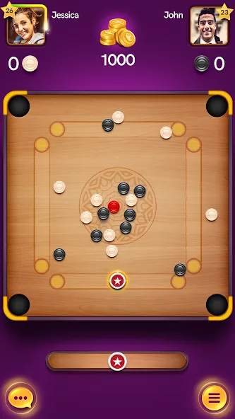 Carrom Pool: Disc Game (Карром Пул)  [МОД Бесконечные монеты] Screenshot 2