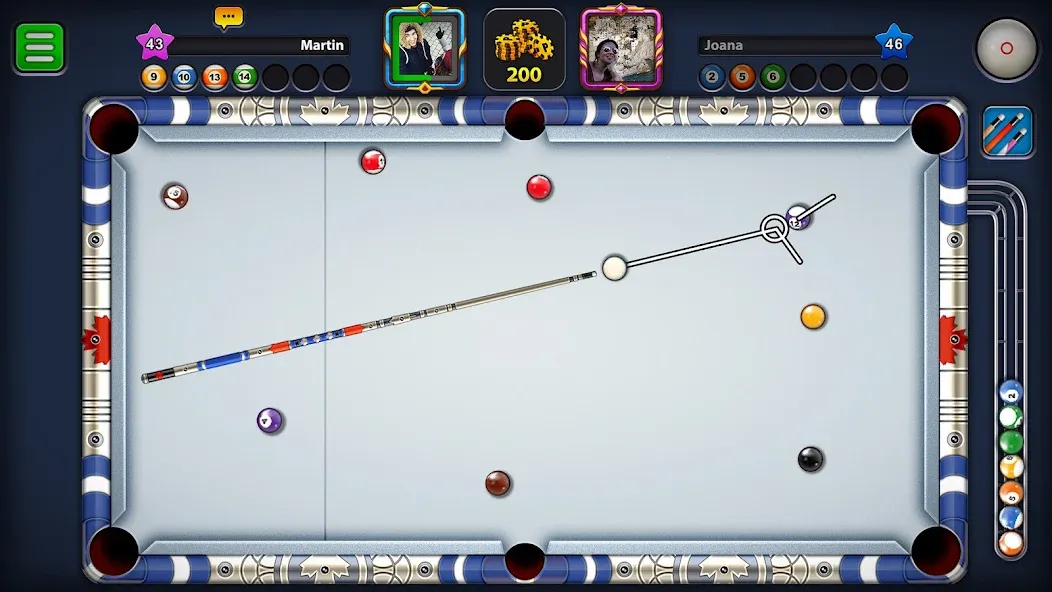 8 Ball Pool (Шаровый Бильярд)  [МОД Много денег] Screenshot 3