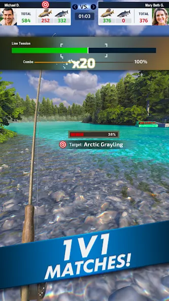 Ultimate Fishing! Fish Game  [МОД Бесконечные монеты] Screenshot 2