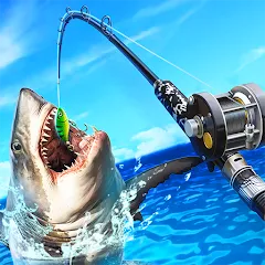 Взломанная Ultimate Fishing! Fish Game  [МОД Бесконечные монеты] - последняя версия apk на Андроид