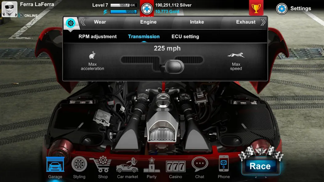 Tuner Life Online Drag Racing (Тюнер Лайф)  [МОД Mega Pack] Screenshot 4