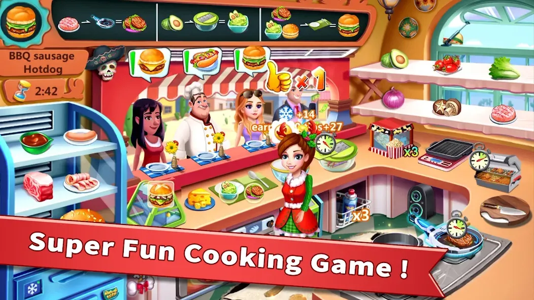 Rising Super Chef - Cook Fast (Райзинг Супер Шеф)  [МОД Mega Pack] Screenshot 1