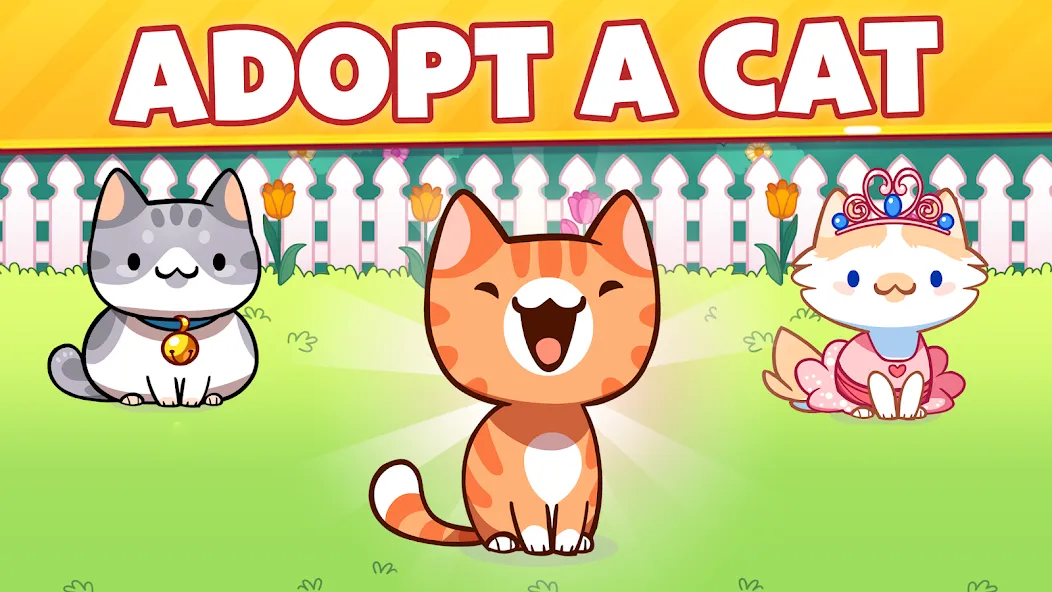 Cat Game - The Cats Collector!  [МОД Много монет] Screenshot 1