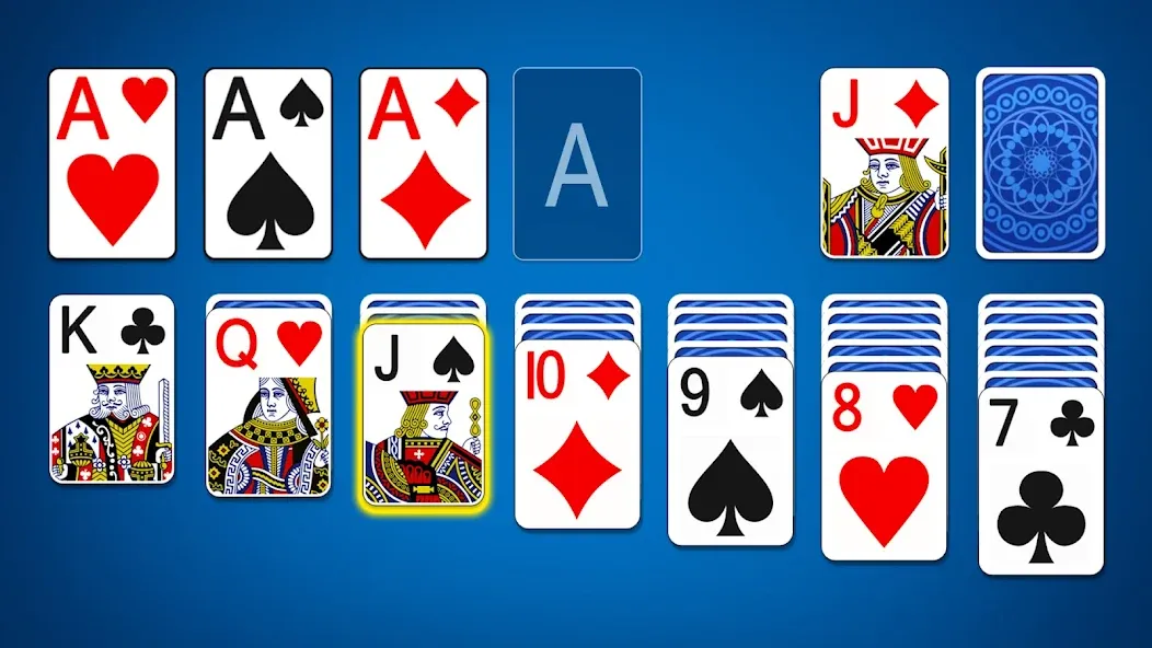 Solitaire Card Game (Солитер карточная игра)  [МОД Все открыто] Screenshot 1