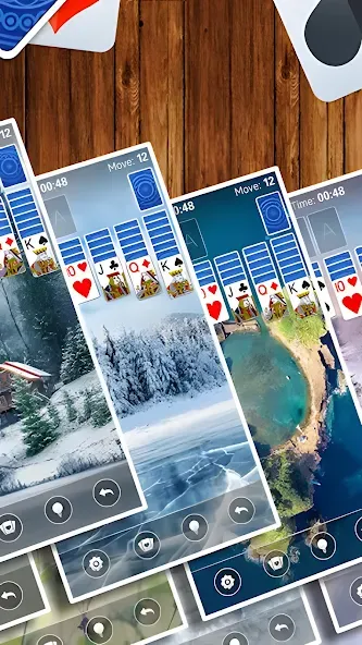 Solitaire Card Game (Солитер карточная игра)  [МОД Все открыто] Screenshot 4