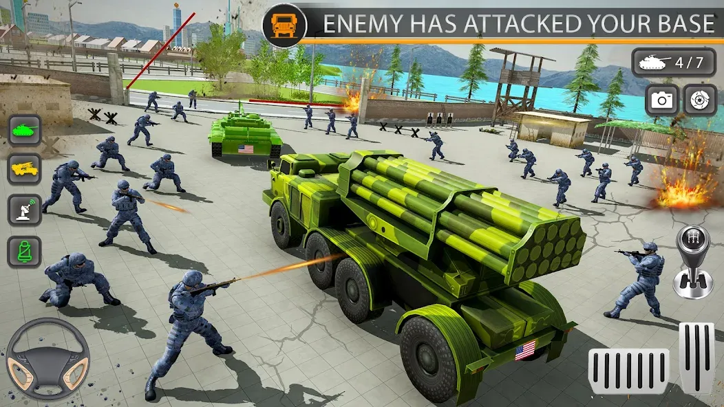 Army Transport Military Games  [МОД Меню] Screenshot 1