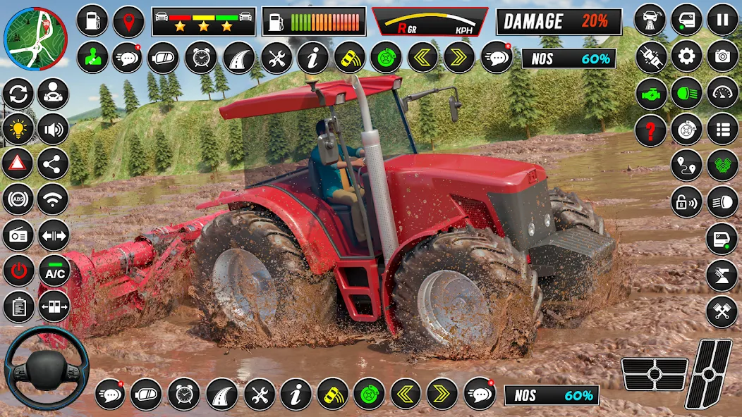 Indian Tractor Games Simulator  [МОД Меню] Screenshot 1