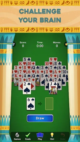 Pyramid Solitaire - Card Games (Пирамида Солитер)  [МОД Menu] Screenshot 5