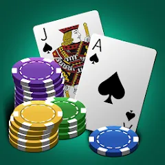 Скачать взломанную World Blackjack King  [МОД Много денег] - полная версия apk на Андроид