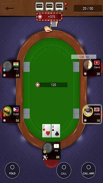 Texas holdem poker king  [МОД Все открыто] Screenshot 4