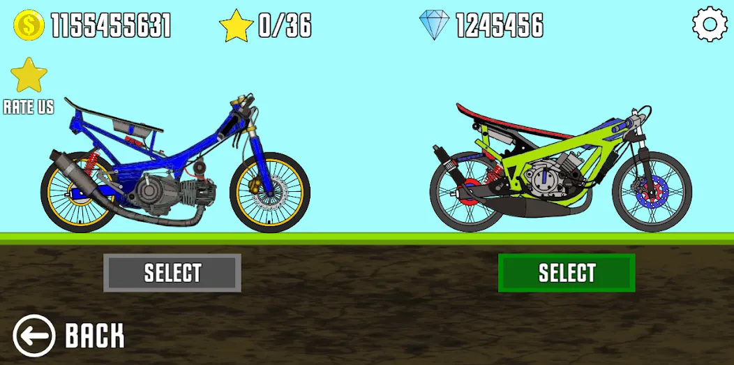 Drag Racing Bike (Драг рейсинг байк)  [МОД Бесконечные монеты] Screenshot 2