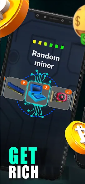 Merge Crypto Miner: Earn Money (Мердж Крипто Майнер)  [МОД Бесконечные монеты] Screenshot 2