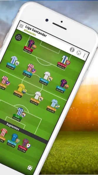 futmondo - soccer manager (футмондо)  [МОД Бесконечные монеты] Screenshot 2