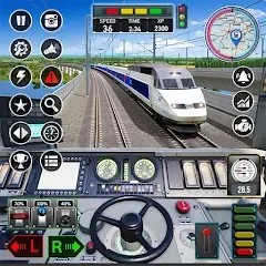 Взломанная City Train Game 3d Train games  [МОД Menu] - последняя версия apk на Андроид