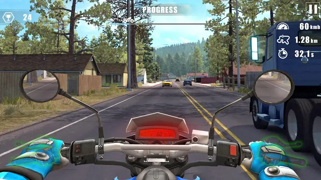 Moto Bike Race : Driving Car (Мото Байк Рейс)  [МОД Бесконечные деньги] Screenshot 1