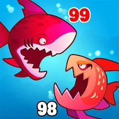 Скачать взломанную Eat Fish.IO : Fish Battle  [МОД Unlocked] - полная версия apk на Андроид