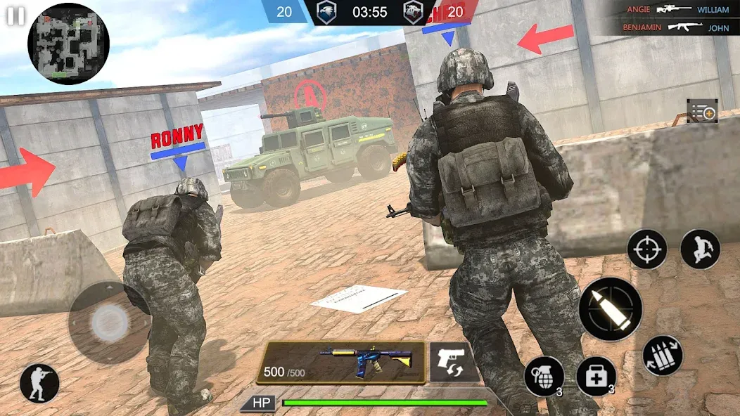 Army Commando Shooting Games  [МОД Меню] Screenshot 3