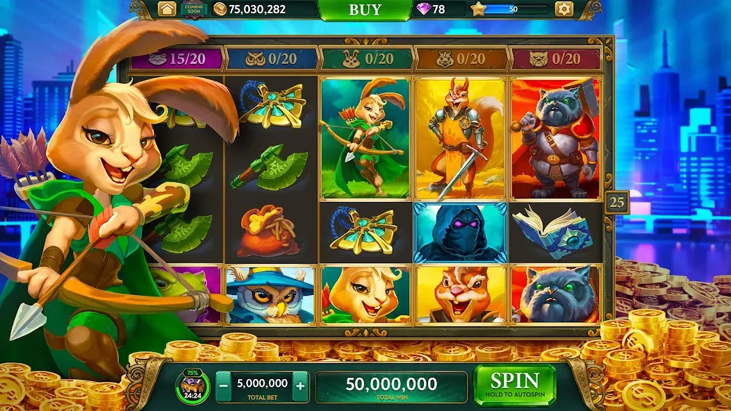 ARK Casino - Vegas Slots Game (АРК Казино)  [МОД Все открыто] Screenshot 2