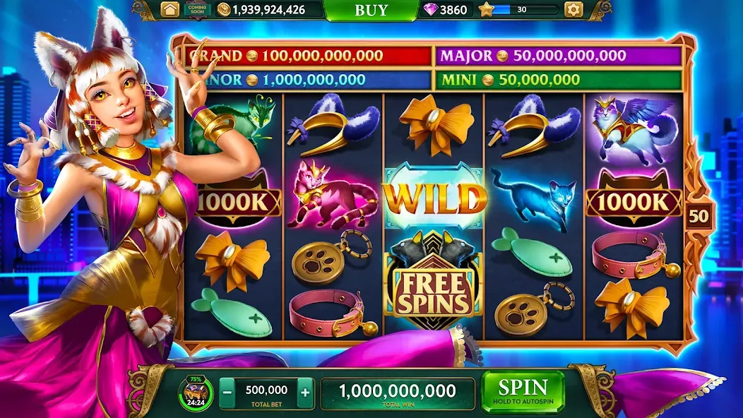 ARK Casino - Vegas Slots Game (АРК Казино)  [МОД Все открыто] Screenshot 4