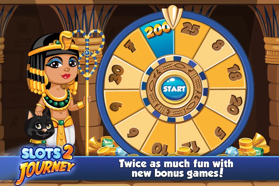 Slots Journey 2: Vegas Casino  [МОД Бесконечные монеты] Screenshot 5