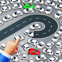 Взломанная Parking Jam: Car Parking Games (Паркинг Джем)  [МОД Меню] - стабильная версия apk на Андроид