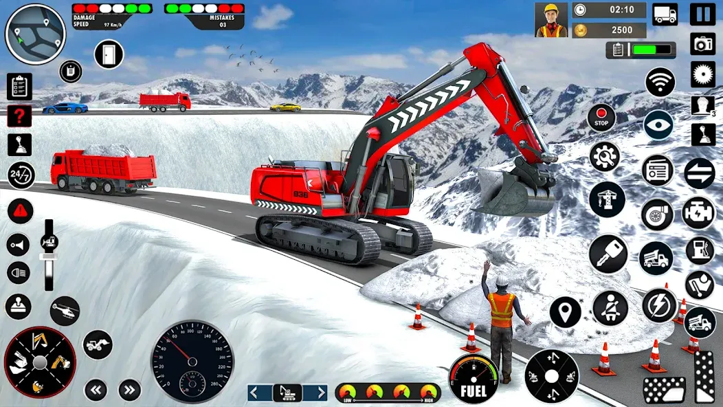 Excavator Simulator Crane Game (Экскаватор Симулятор Кран Игра)  [МОД Много денег] Screenshot 2